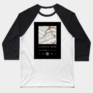 Classical Music Baseball T-Shirt